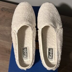 Keds Double Decker Mule Faux‎ Shearling Slip On Sneaker NIB New 6